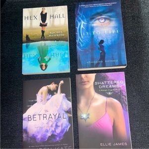 Book Lot Young Adult Teen Romance Supernatural Paranormal Drama Set of 4